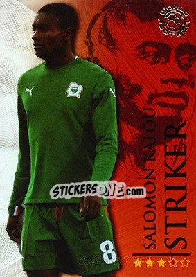 Sticker Kalou Salomon - World Football Online 2009-2010. Series 1 - Futera