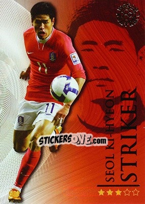 Sticker Ki-Hyeon Seol - World Football Online 2009-2010. Series 1 - Futera