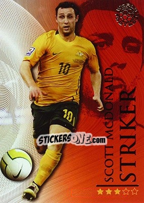 Sticker McDonald Scott - World Football Online 2009-2010. Series 1 - Futera
