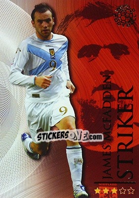 Sticker McFadden James - World Football Online 2009-2010. Series 1 - Futera