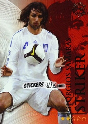 Sticker Samaras Georgios - World Football Online 2009-2010. Series 1 - Futera