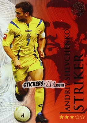 Sticker Shevchenko Andriy - World Football Online 2009-2010. Series 1 - Futera