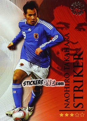 Cromo Takahara Naohiro - World Football Online 2009-2010. Series 1 - Futera