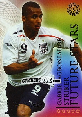 Sticker Agbonlahor Gabriel - World Football Online 2009-2010. Series 1 - Futera