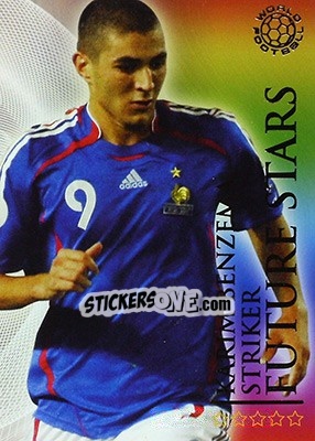 Sticker Benzema Karim - World Football Online 2009-2010. Series 1 n. 355 - Futera