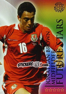 Sticker Brown Jonathan - World Football Online 2009-2010. Series 1 n. 357 - Futera