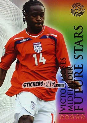 Sticker Moses Victor - World Football Online 2009-2010. Series 1 - Futera