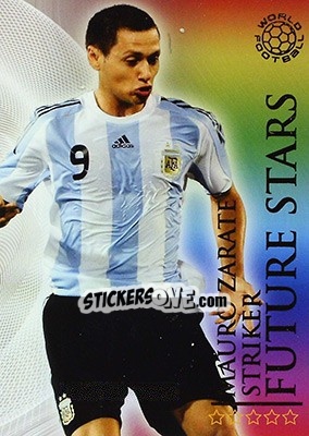 Sticker Zarate Mauro - World Football Online 2009-2010. Series 1 - Futera