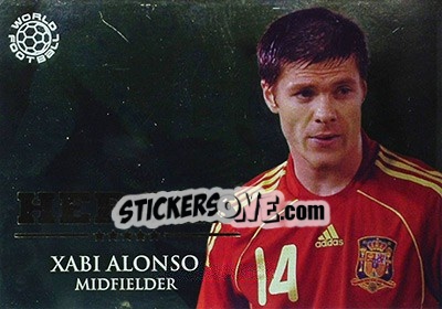 Sticker Alonso Xabi - World Football Online 2009-2010. Series 1 - Futera