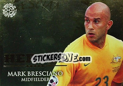 Sticker Bresciano Mark - World Football Online 2009-2010. Series 1 - Futera