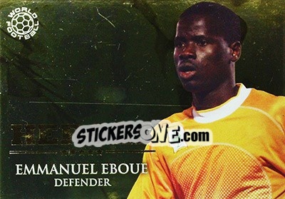 Sticker Eboue Emmanuel - World Football Online 2009-2010. Series 1 n. HER14 - Futera
