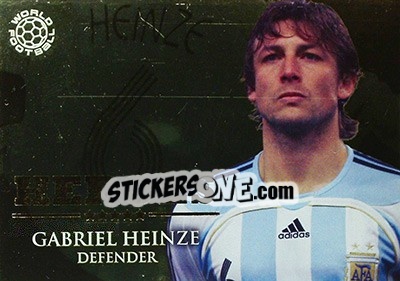 Sticker Heinze Gabriel - World Football Online 2009-2010. Series 1 n. HER20 - Futera