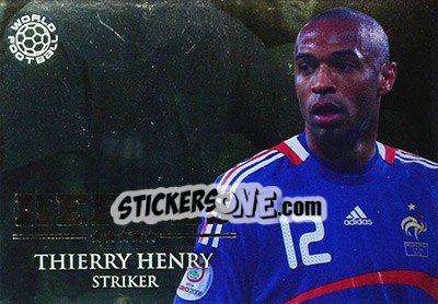 Sticker Henry Thierry - World Football Online 2009-2010. Series 1 n. HER21 - Futera