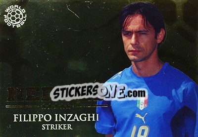 Sticker Inzaghi Filippo - World Football Online 2009-2010. Series 1 n. HER23 - Futera