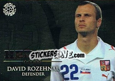 Sticker Rozehnal David - World Football Online 2009-2010. Series 1 n. HER39 - Futera