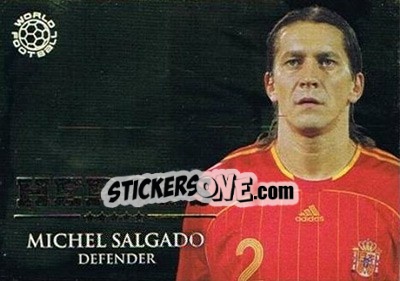 Sticker Salgado Michel - World Football Online 2009-2010. Series 1 - Futera
