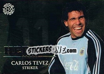 Figurina Tevez Carlos - World Football Online 2009-2010. Series 1 - Futera