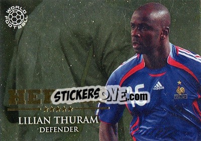 Sticker Thuram Lilian - World Football Online 2009-2010. Series 1 n. HER43 - Futera