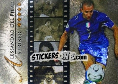Sticker Del Piero Alessandro - World Football Online 2009-2010. Series 1 - Futera