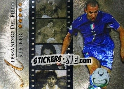 Sticker Del Piero Alessandro - World Football Online 2009-2010. Series 1 n. LEG16 - Futera