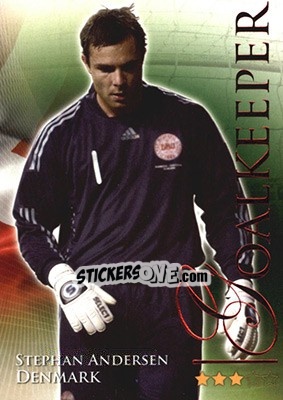Cromo Andersen Stephan - World Football Online 2010-2011. Series 2 - Futera