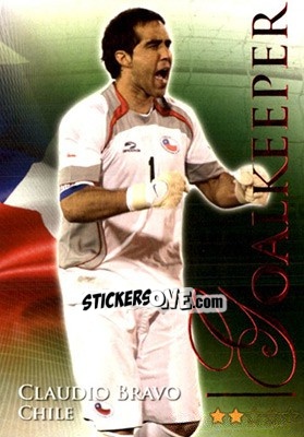 Cromo Bravo Claudio - World Football Online 2010-2011. Series 2 - Futera