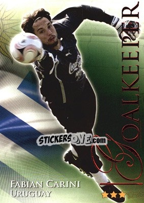 Sticker Carini Fabian - World Football Online 2010-2011. Series 2 - Futera