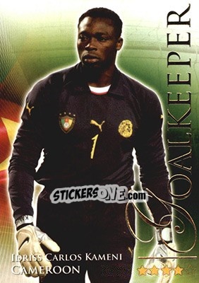 Sticker Carlos Kameni Idriss - World Football Online 2010-2011. Series 2 n. 408 - Futera