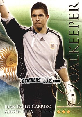 Sticker Carrizo Juan Pablo - World Football Online 2010-2011. Series 2 - Futera