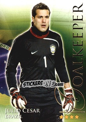 Cromo Cesar Julio - World Football Online 2010-2011. Series 2 - Futera