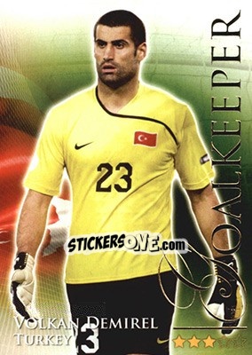 Sticker Demirel Volkan - World Football Online 2010-2011. Series 2 - Futera