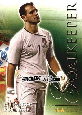 Sticker Eduardo - World Football Online 2010-2011. Series 2 - Futera