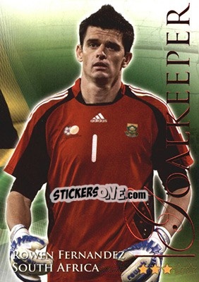 Sticker Fernández Rowen - World Football Online 2010-2011. Series 2 - Futera