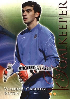 Sticker Gabulov Vladimir - World Football Online 2010-2011. Series 2 - Futera