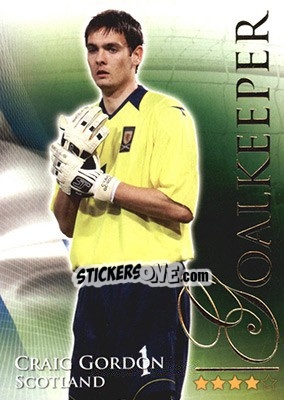 Sticker Gordon Craig - World Football Online 2010-2011. Series 2 - Futera