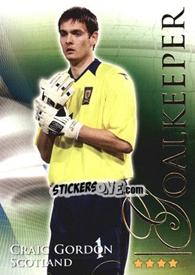 Figurina Gordon Craig - World Football Online 2010-2011. Series 2 - Futera