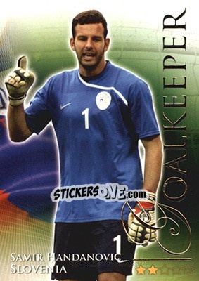 Sticker Handanovic Samir - World Football Online 2010-2011. Series 2 - Futera