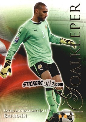 Sticker Jaffer Sayed Mohammed - World Football Online 2010-2011. Series 2 - Futera