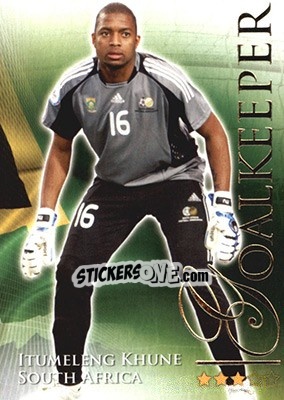 Sticker Khune Itumeleng - World Football Online 2010-2011. Series 2 - Futera