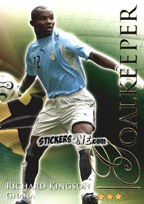 Sticker Kingson Richard - World Football Online 2010-2011. Series 2 - Futera
