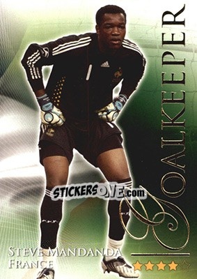 Sticker Mandanda Steve - World Football Online 2010-2011. Series 2 - Futera
