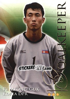 Cromo Myong-Guk Ri - World Football Online 2010-2011. Series 2 - Futera