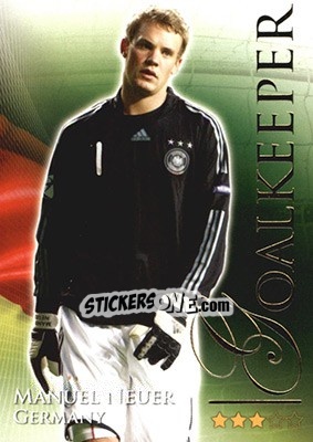 Sticker Neuer Manuel - World Football Online 2010-2011. Series 2 - Futera
