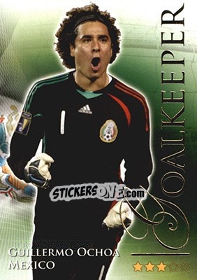 Cromo Ochoa Guillermo - World Football Online 2010-2011. Series 2 - Futera