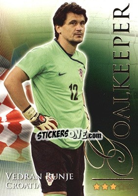 Sticker Runje Vedran - World Football Online 2010-2011. Series 2 - Futera