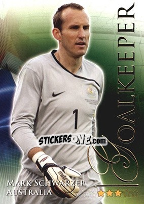 Sticker Schwarzer Mark - World Football Online 2010-2011. Series 2 - Futera