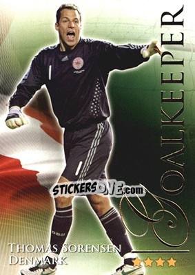 Sticker Sorensen Thomas - World Football Online 2010-2011. Series 2 - Futera