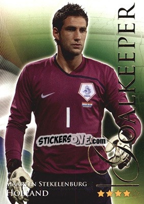 Sticker Stekelenburg Maarten - World Football Online 2010-2011. Series 2 - Futera