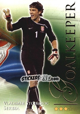 Sticker Stojkovic Vladimir - World Football Online 2010-2011. Series 2 - Futera