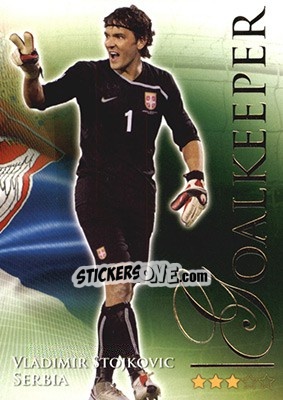 Sticker Stojkovic Vladimir - World Football Online 2010-2011. Series 2 n. 447 - Futera